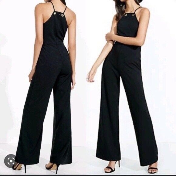 Express black Jumpsuit - Picture 1 of 9